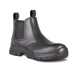 Boot Safety Chelsea Pullon Oil/acid St/cap Black Size 12