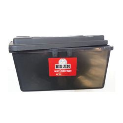Bin Storage Box Big Jim 25lt Black Jo1000 Collect Only