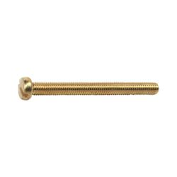 Machine Screw Brass Cheese Head Slotted 5x30mm (5)
