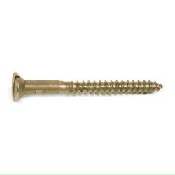 Solid Brass Wood Screw 5x30mm (10)