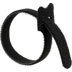 Velcro Cable Ties Black 12.5x200mm (10)