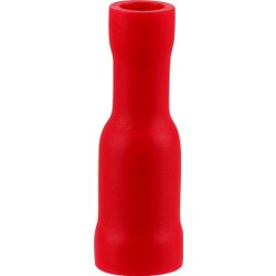Pre-ins Bullet Terminal Female Red 4mm (8)