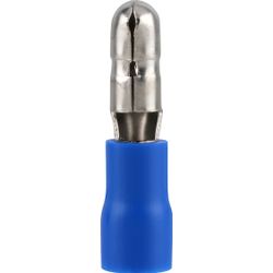 Pre-ins Bullet Terminal Male Blue 4mm (8)