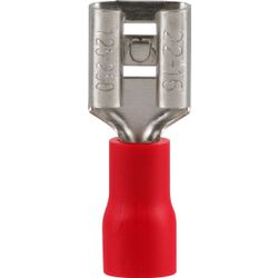 Pre-ins Female Disconnect Red 2.8mm (25)