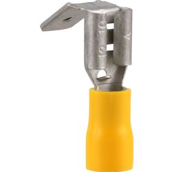Pre-ins Piggy Back Terminal Yellow 6.3mm (8)