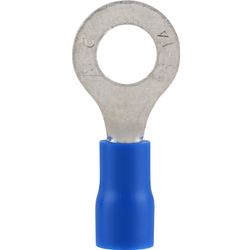 Pre-ins Ring Terminal Blue 8mm (25)