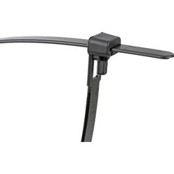 Reusable Cable Ties Black 7.6x370mm (10)