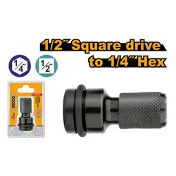 Adaptor 1/2 Sq To 1/4 Hex