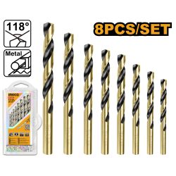 Drill Bit Set Twist Hss 8pcs