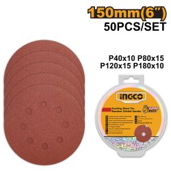 S& Sheet Ran/orb 50pcs 150mm