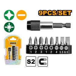 S/driver Bit Assorted 9pcs Mag