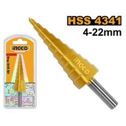 Drill Bit Step 4341 Shank Rnd 04-22mm