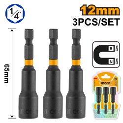 Magnetic Nut Setter 12mm 3pcs