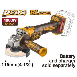 20v Ps+c/l B/l Angle Grinder 1000w No B/c Box