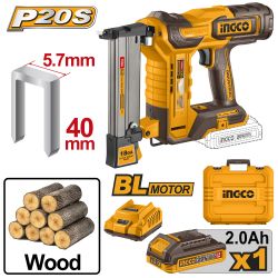20v Ps+c/l Crwn Stapler 5.7x40mm+acc Bmc Kit 1batt