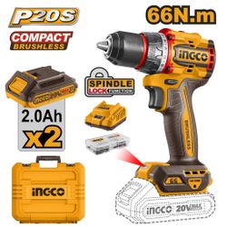 20v Ps+c/l B/l Drill 66nm Kit In Case