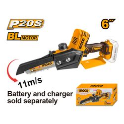 20v Ps+c/l Mini Chain Saw 6inch Bar