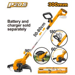 20v Ps+c/l Grass Trimmer 8200/min Adj