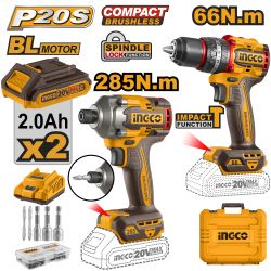 20v Ps+c/l Drill/driver Combo 2pcss Kit