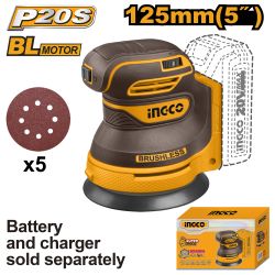 20v Ps+c/l S&er 125mm+ 5p No B/c