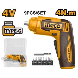 S/driver Cordless 4v+8pcss Bit+holder