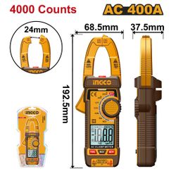 Clamp Meter 400amp Ac True Rms4000