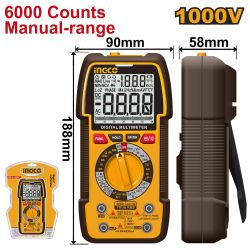 Multimeter Auto Range True Rms6000