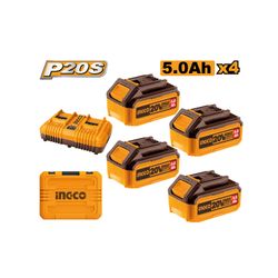 20v Ps+c/l 5.0ah 4batt /dual Charger Kit