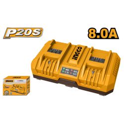 20v Ps+c/l Dual Charger 8a