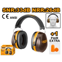Ear Muff With Head B& + 1pr Ear Plug