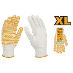 Glove Knit Pvc Dot M/duty Sz Xl