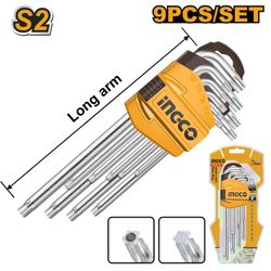 A/key 9pcs Torx T10 T50 Cr V