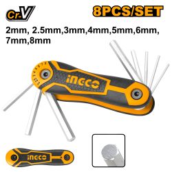 A/key 8pc Knife 2.0-8.0mm Cr V