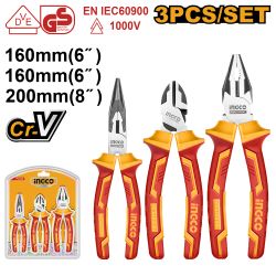 Plier Set Vde 1000v 3pcs