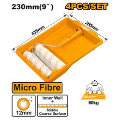 P/roll Set 4in1 Iw 230mm 12mm