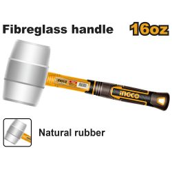 Mallet White 450g F/glass Hndl