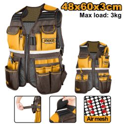 Tool Vest Adj Straps 48x60x3cm 17 Pocket 3kg