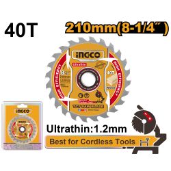 Blade Tct Wood U/thin 210x40t