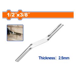 Brick Jointer Convex A3 Tool Steel 1/2x3/8