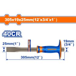 Chsel Cold 40cr 25x19x305mm
