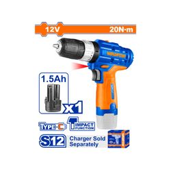 12v Ps+c/l Imapcst Drill Usb Typec + 1.5ah Batt