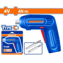 4v S/driver Cordless 1/4 Inch 2pcs Bit No Cable