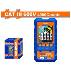 Multimeter Digital 600v Catiii Rms 4000 + Batt