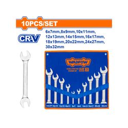 Spanner Doe Set 6-32mm 10pcs