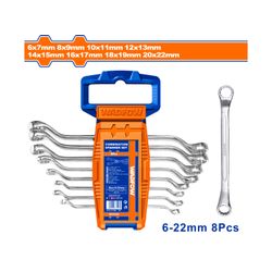 Spanner Off Set Ring Set 6 22mm 8pcss