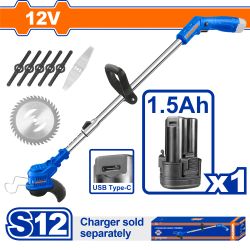 12v Ps+c/l Grass Trimmer 138mm