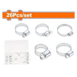 Hose Clamp Set 16-40mm 26pcs