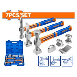 Hammer Set Body/fender 45cb F/g Hndl 7pcss