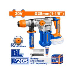 20v Ps+c/l B/l Rotary Hammer Drill Incl Assy