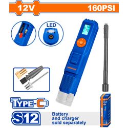 12v Ps+c/l Air Compressor 160psi Incl Adaptor